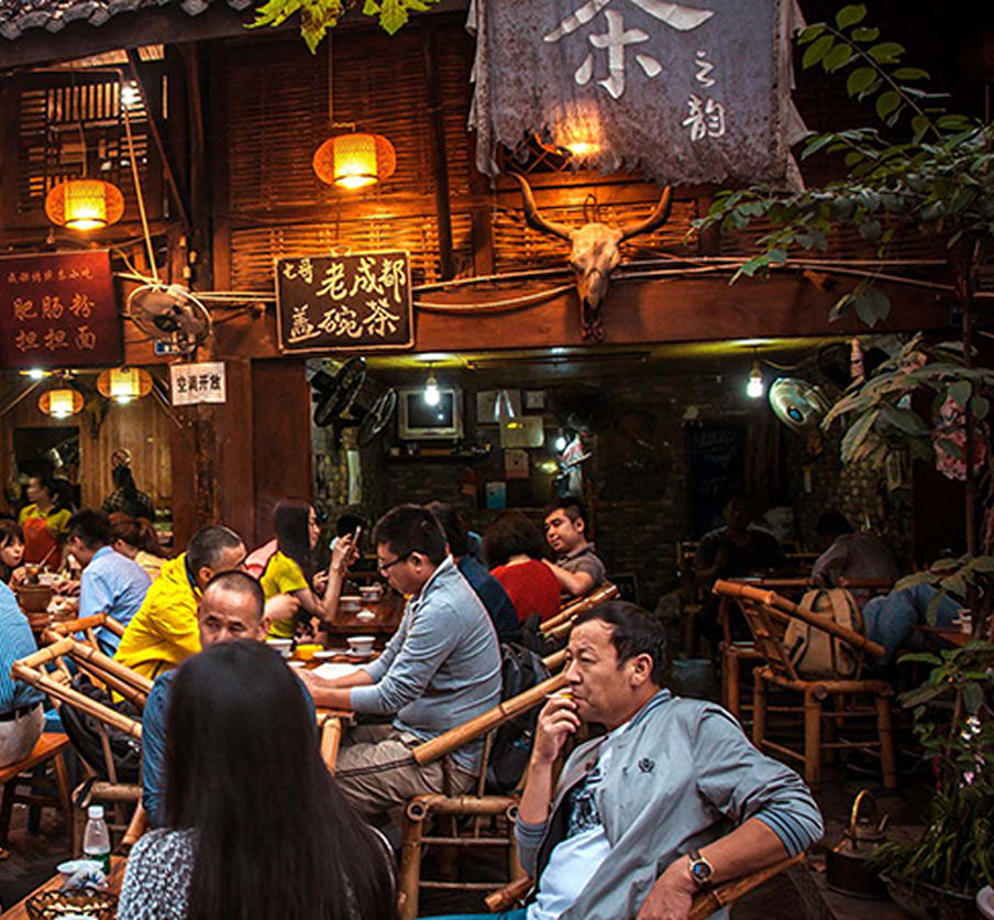 Chengdu outdoor night vibes