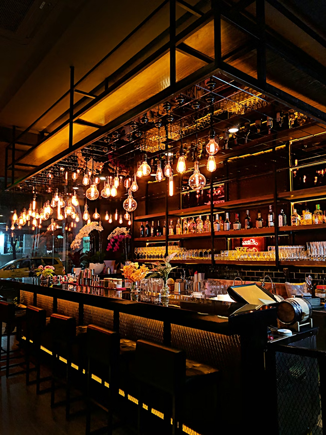 Modern bar interior
